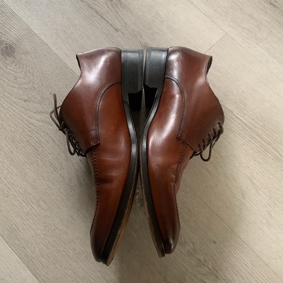 To Boot New York Adam Derrick Aldo Cognac Apron Vamp Derby Dress‎ Shoes Size 8.5 main image 7